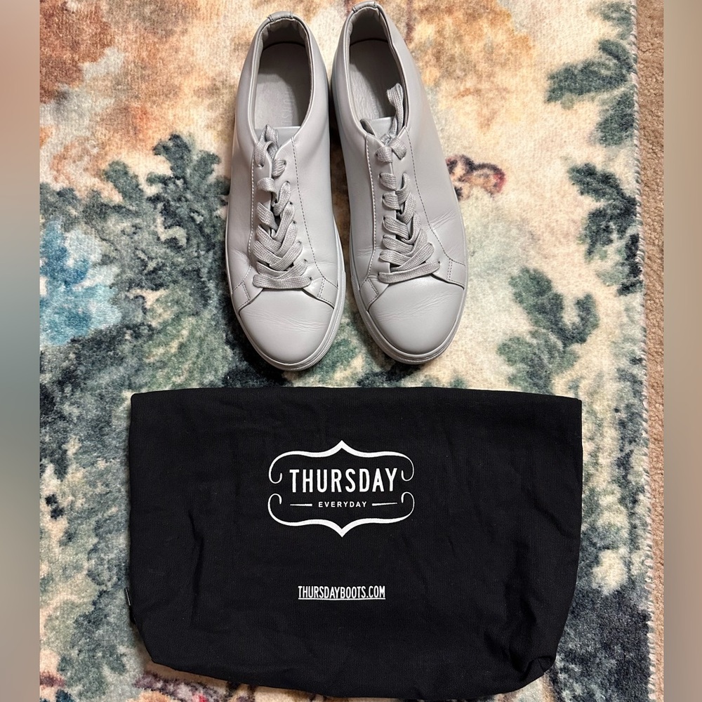 Thursday Boot Company Women’s Premier Low Top in Light Grey | Size 10